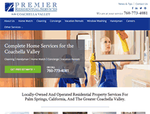 Tablet Screenshot of premier-residential-services.com